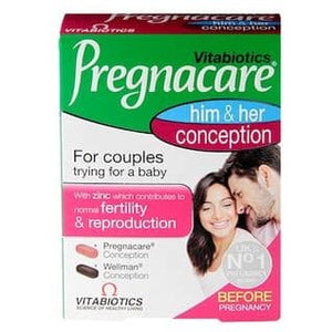 Vitabiotics Pregnacare Him & Her Conception.