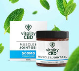 Vitality CBD Muscle & Joint Gel 100ml - 500mg.