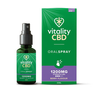 Vitality CBD Oral Spray 1200mg (With MCT Oil)