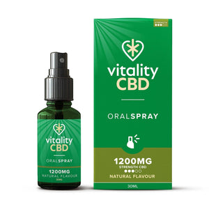Vitality CBD Oral Spray 1200mg (With MCT Oil).
