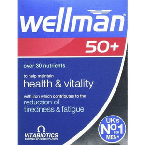 Wellman 50+ Tablets - 30 Tablets.