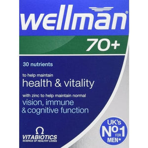 Wellman 70+ Tablets - 30 Tablets.