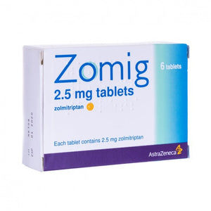 Zomig 2.5mg Tablets.